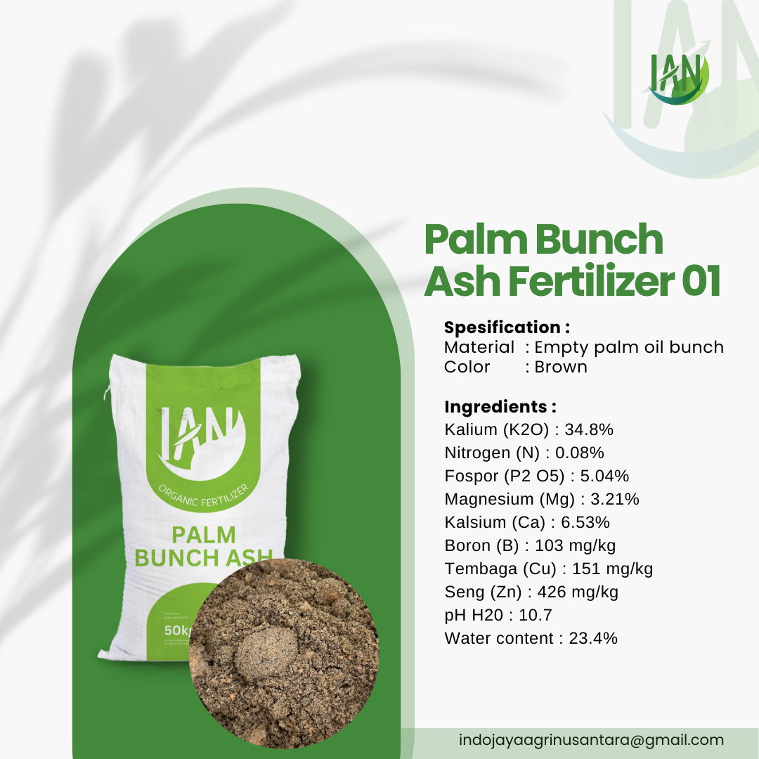 Palm Bunch Ash Fertilizer