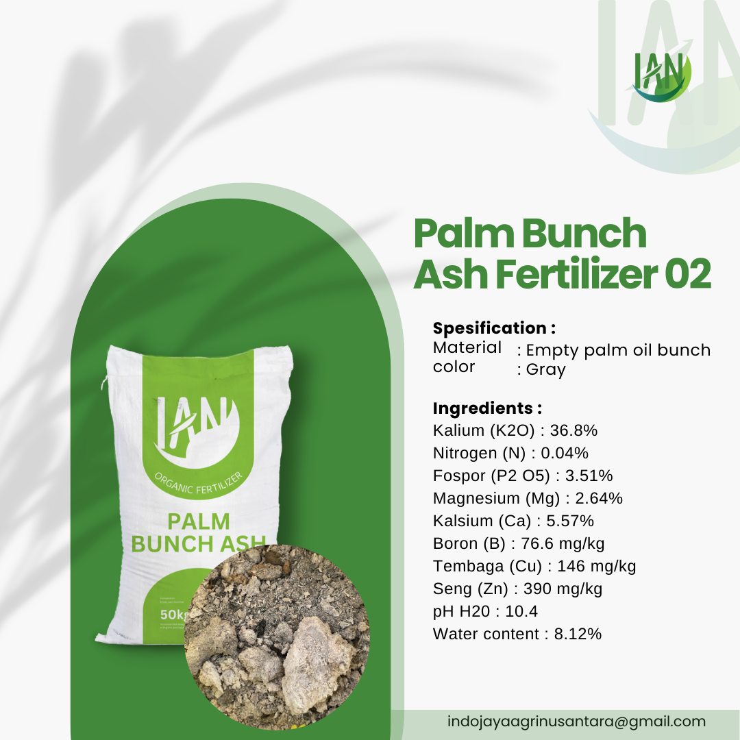 Palm Bunch Ash Fertilizer